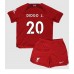 Billige Liverpool Diogo Jota #20 Hjemmetrøye Barn 2022-23 Kortermet (+ korte bukser)